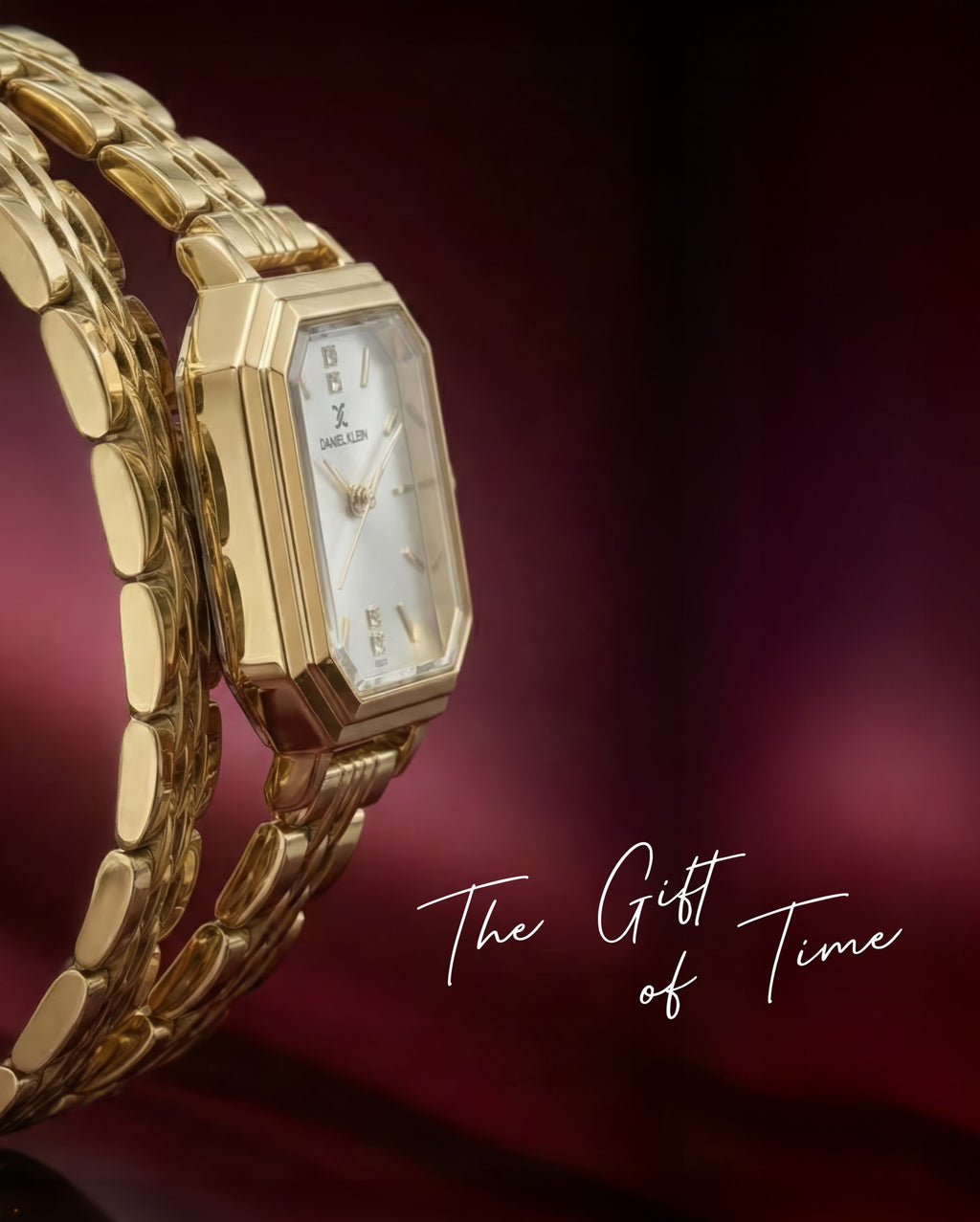 Daniel Klein Premium Gold Stainless Steel Watch for Women DK.1.14098-2