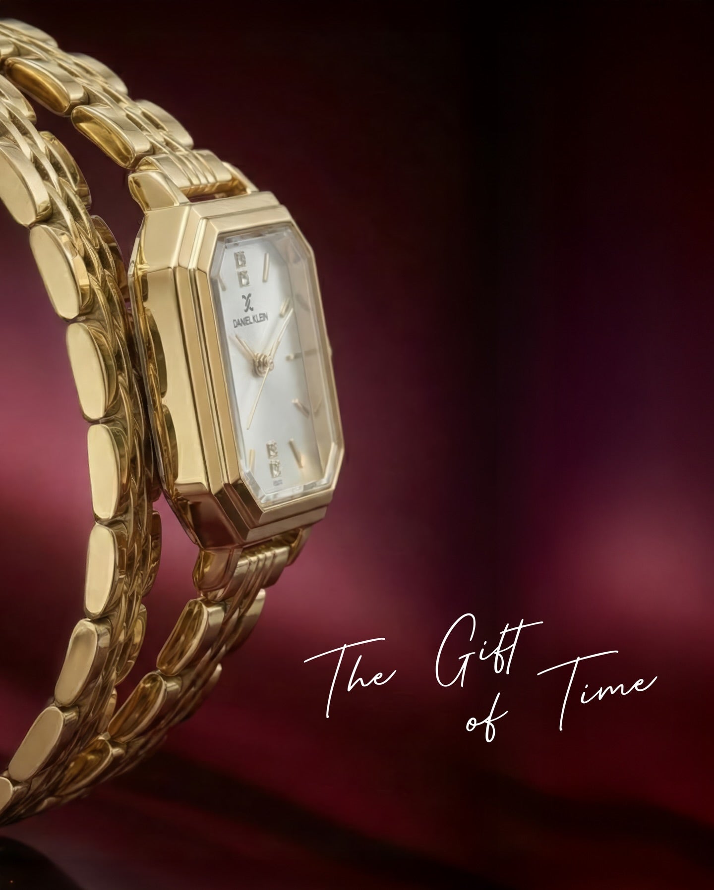 Daniel Klein Premium Gold Stainless Steel Watch for Women DK.1.14098-2