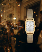 Daniel Klein Premium Gold Mesh Band Watch for Women DK.1.14125-3