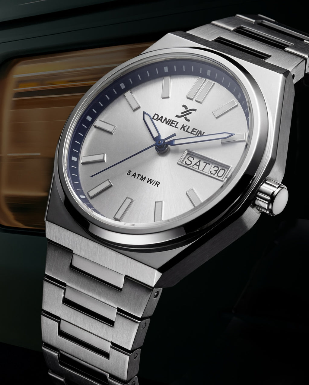 Daniel Klein Premium Silver Stainless Steel Watch for Men DK.1.14150-6