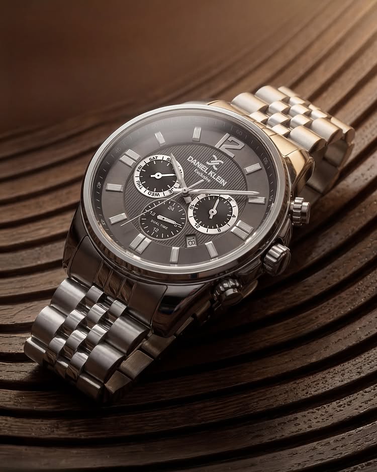 Daniel Klein Exclusive Silver Stainless Steel Watch for Men DK.6.14232-4