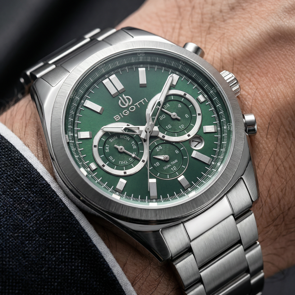 Bigotti Quotidiano Silver Stainless Steel Watch for Men BG.1.10512-4