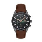 Bigotti Brown Genuine Leather Watch for Men BG.1.10516-3