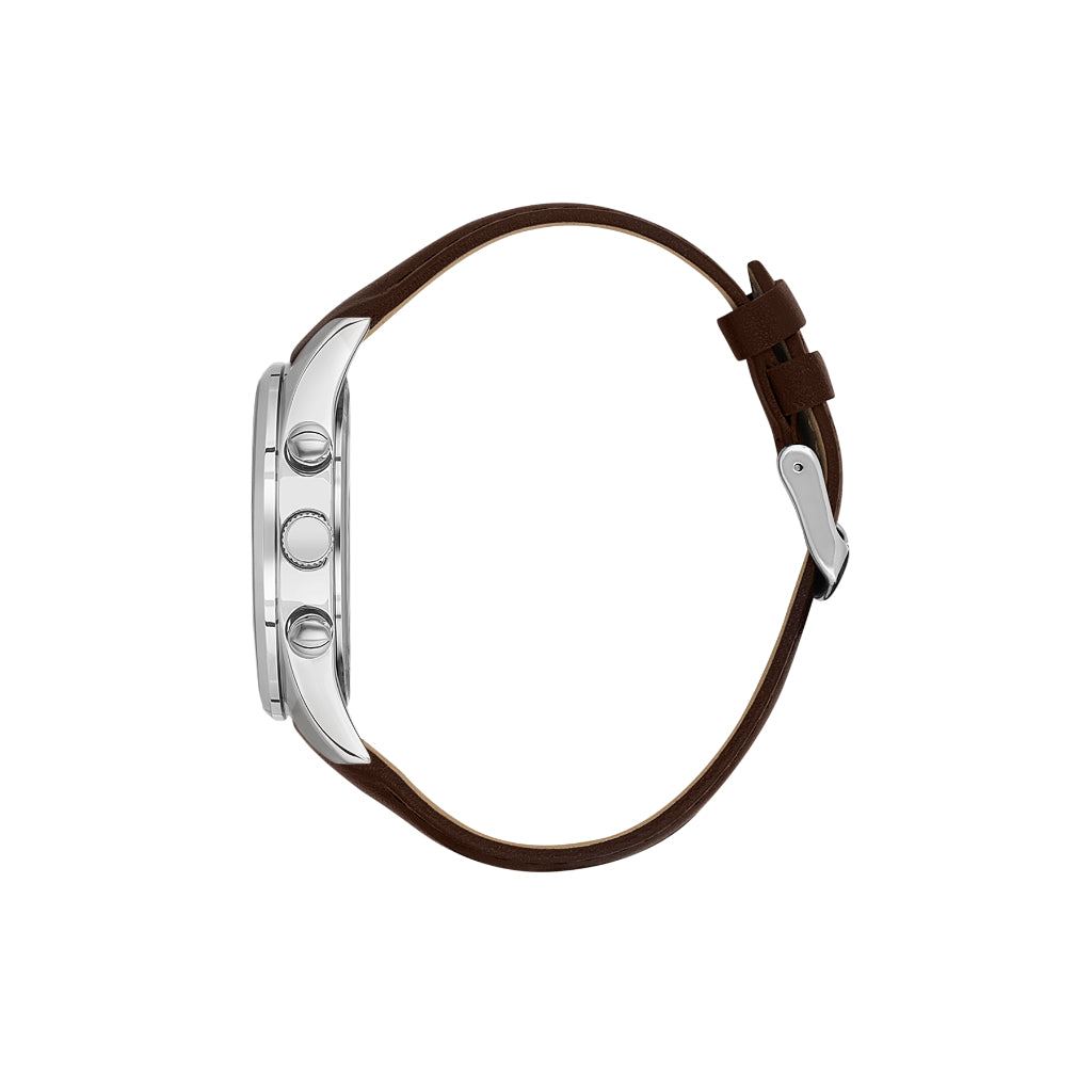 Bigotti Dark Brown Genuine Leather Watch for Men BG.1.10516-4