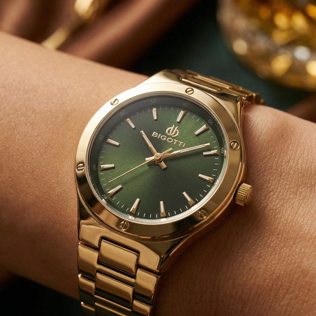 Bigotti Quotidiano Gold Stainless Steel Watch for Women BG.1.10533-2
