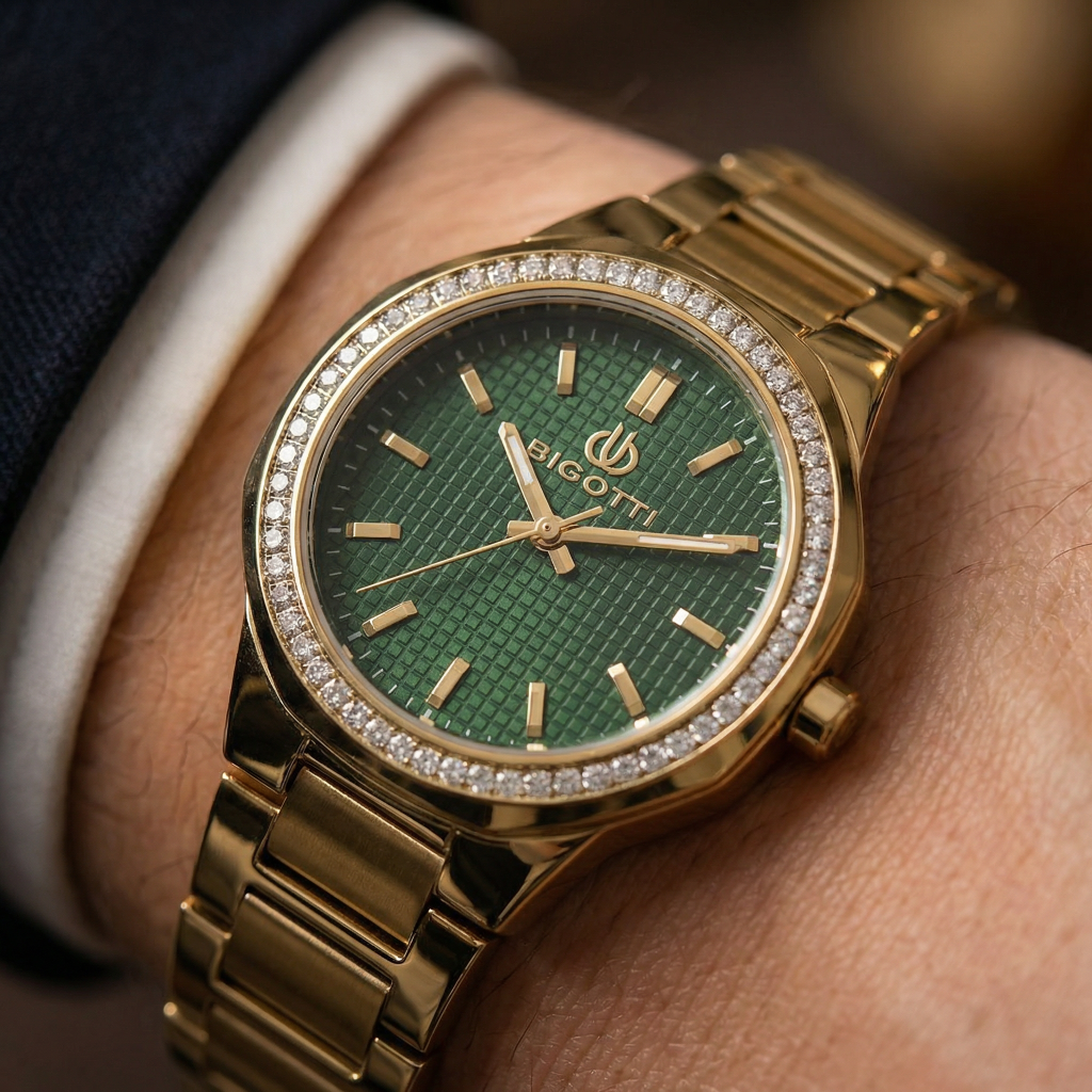 Bigotti Raffinato Gold Stainless Steel Watch for Women BG.1.10539-2