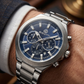 Bigotti Raffinato Silver Stainless Steel Watch for Men BG.1.10546-3
