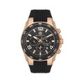 Bigotti Raffinato Black Silicone Watch for Men BG.1.10552-5