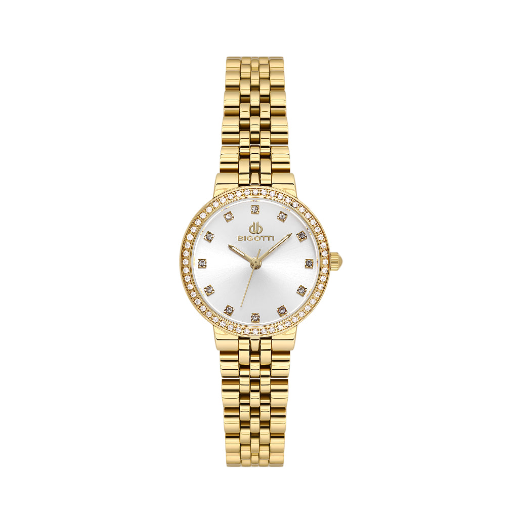 Bigotti Quotidiana Gold Stainless Steel Watch for Women BG.1.10652-2