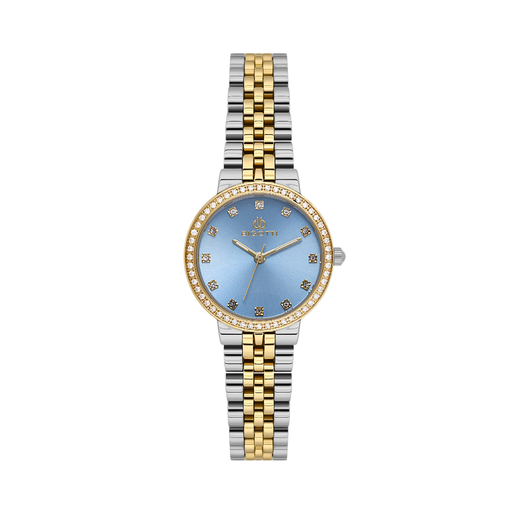 Bigotti Quotidiana Silver and Gold Stainless Steel Watch for Women BG.1.10652-5