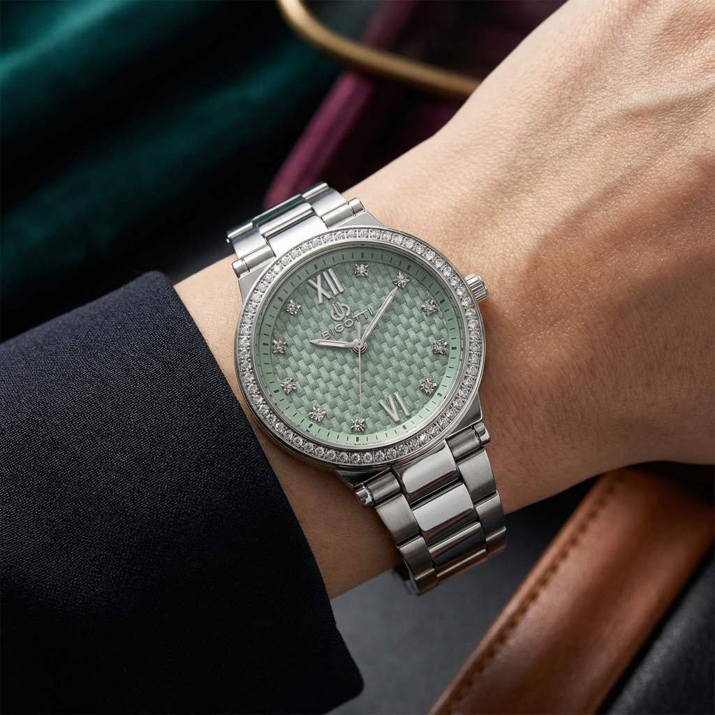 Bigotti Raffinato Silver Stainless Steel Watch for Women BG.1.10655-2
