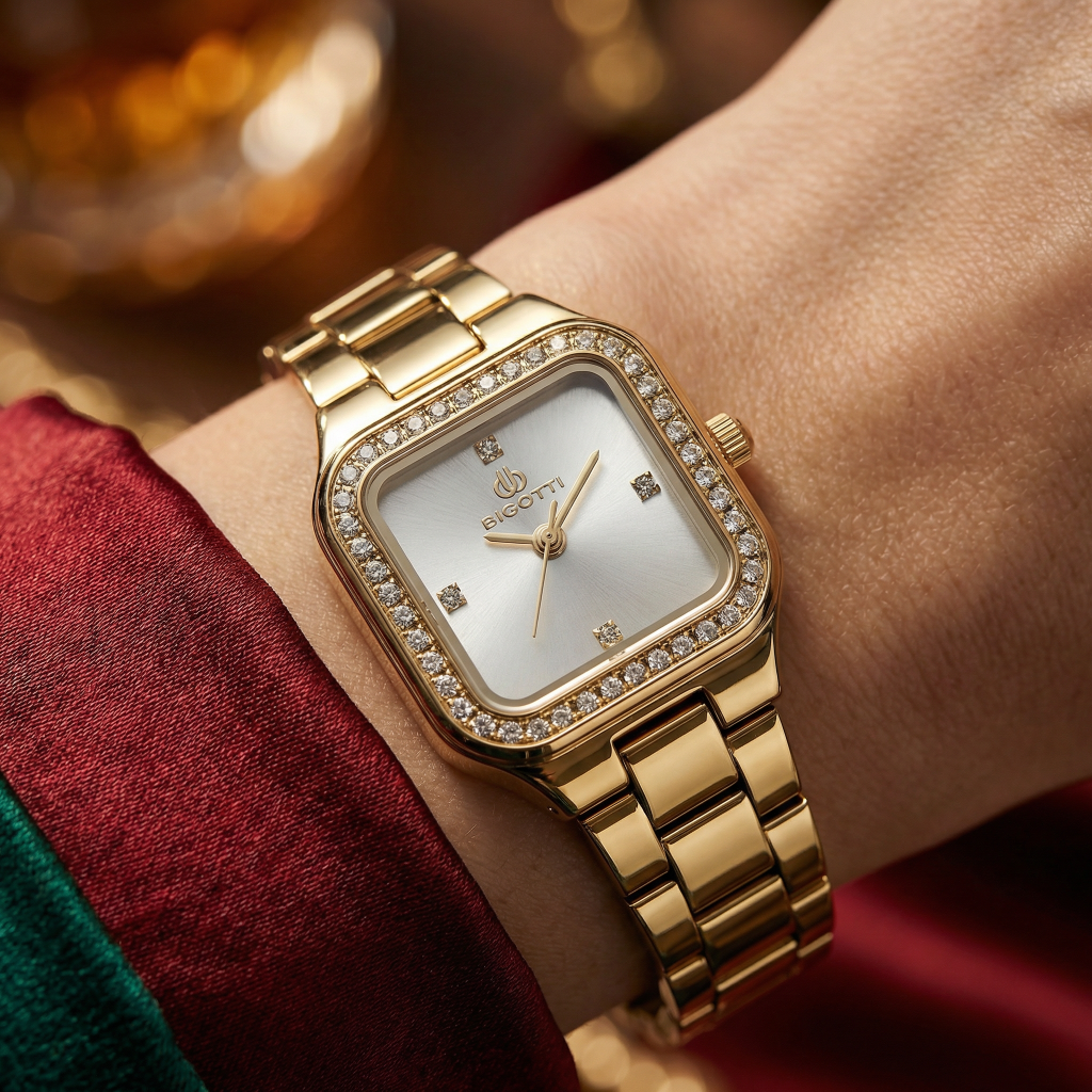 Bigotti Quotidiano Gold Stainless Steel Watch for Women BG.1.10657-3