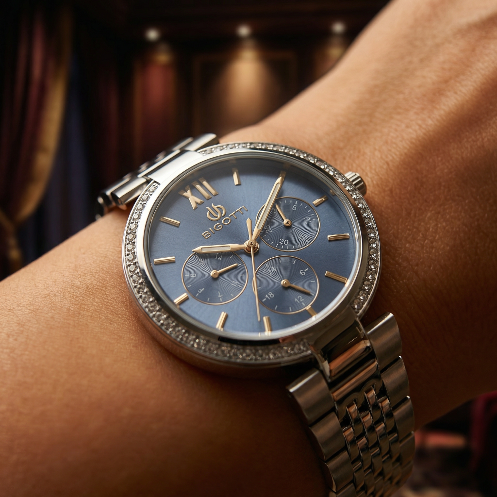 Bigotti Raffinato Silver Stainless Steel Watch for Women BG.1.10661-2
