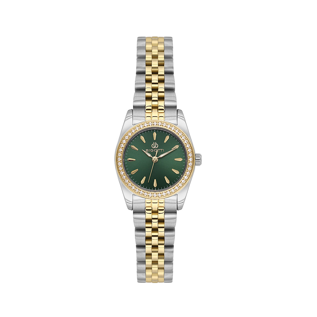 Bigotti Quotidiana Silver and Gold Stainless Steel Watch for Women BG.1.10664-5