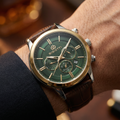 Bigotti Quotidiano Dark Brown Genuine Leather Watch for Men BG.1.10671-4