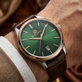 Bigotti Quotidiano Dark Brown Genuine Leather Watch for Men BG.1.10672-5