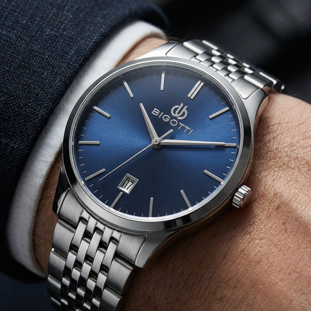 Bigotti Quotidiano Silver Stainless Steel Watch for Men BG.1.10673-3