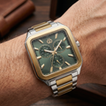 Bigotti Raffinato Silver and Gold Stainless Steel Watch for Men BG.1.10677-4
