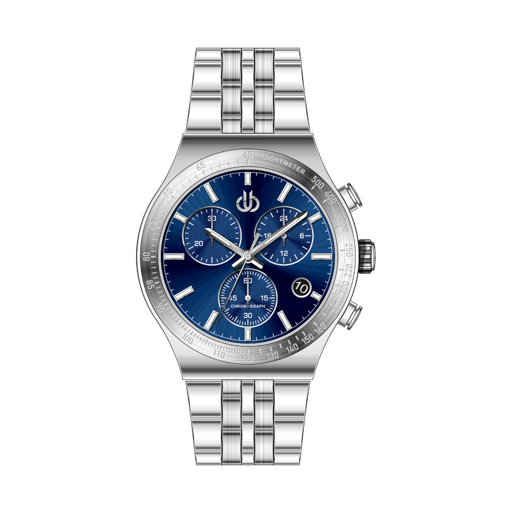 Bigotti Quotidiano Silver Stainless Steel Watch for Men BG.1.10678-3