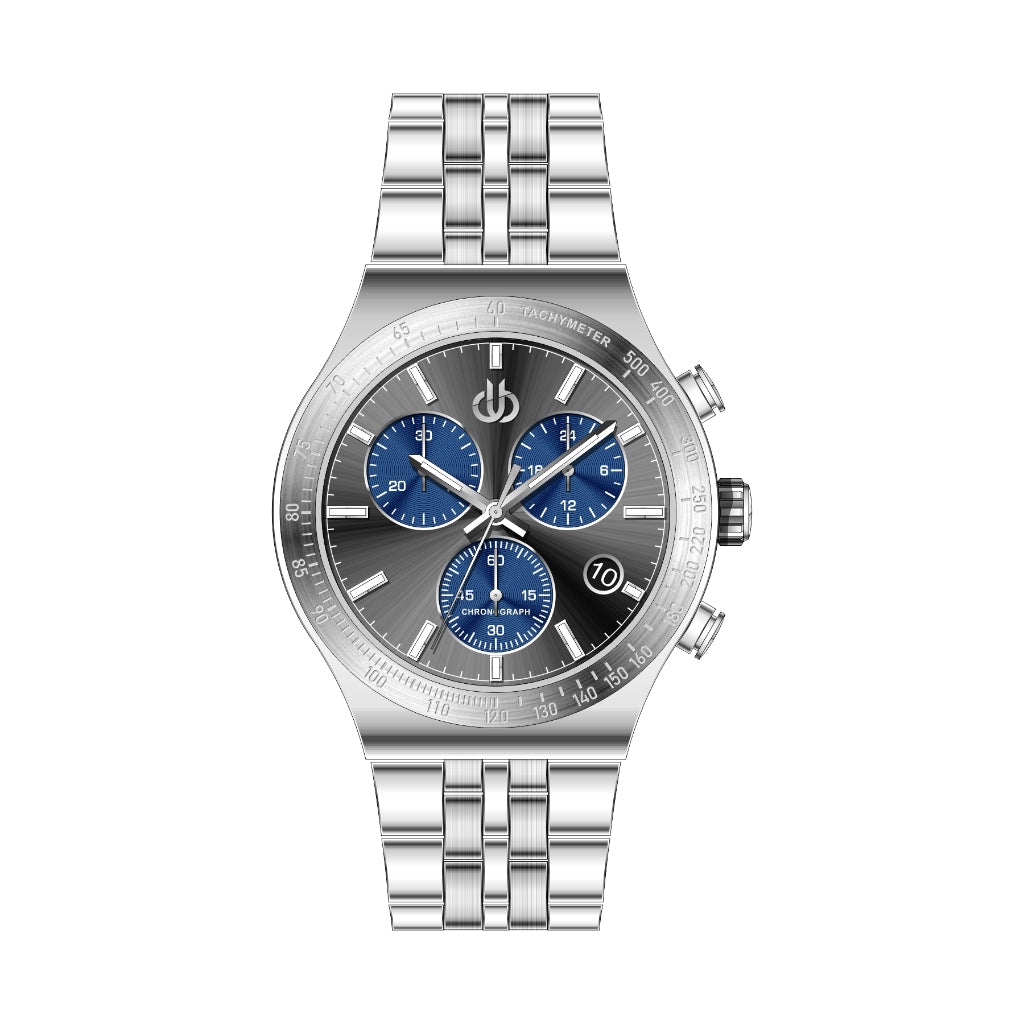 Bigotti Quotidiano Silver Stainless Steel Watch for Men BG.1.10678-5