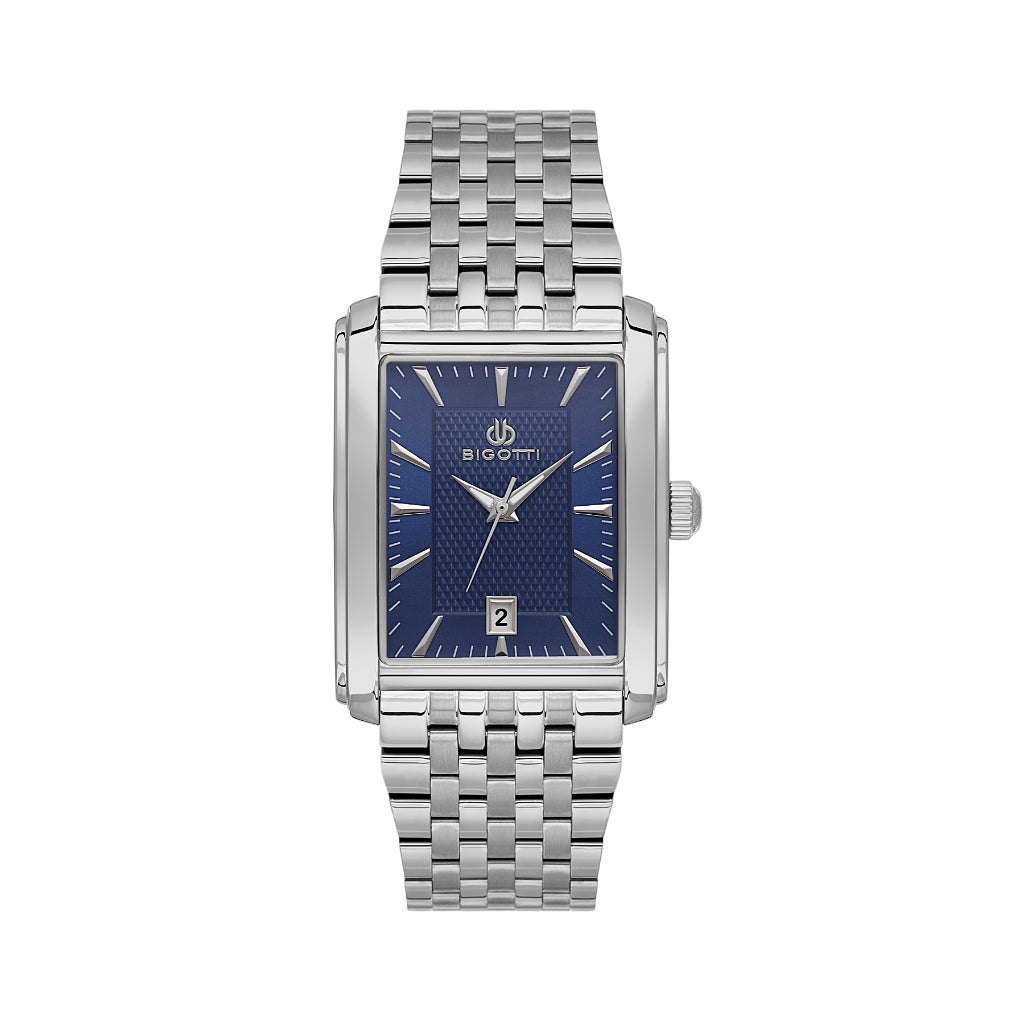 Bigotti Quotidiano Silver Stainless Steel Watch for Men BG.1.10681-3