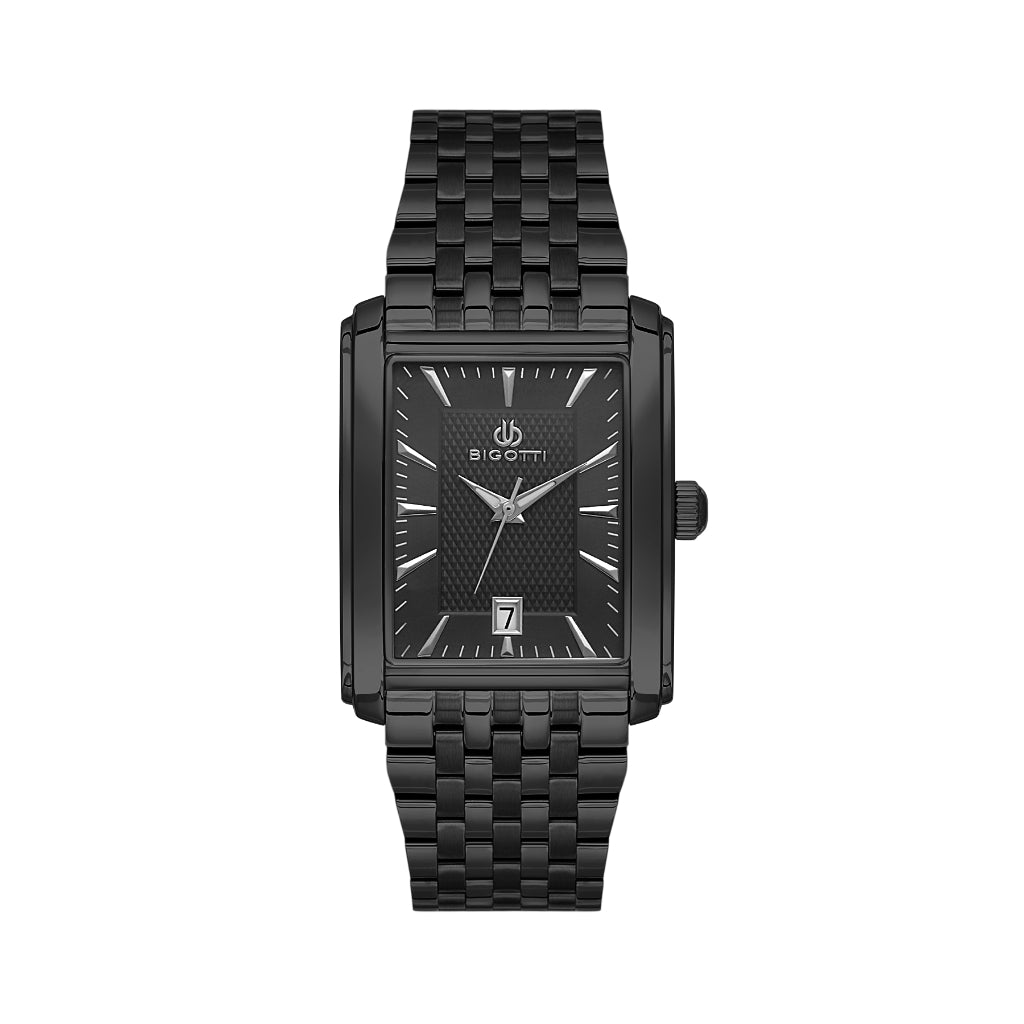 Bigotti Quotidiano Black Stainless Steel Watch for Men BG.1.10681-5