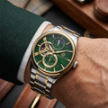 Bigotti Raffinato Silver and Gold Stainless Steel Watch for Men BG.1.10683-4