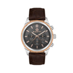 Bigotti Quotidiano Dark Brown Genuine Leather Watch for Men BG.1.10688-5