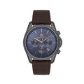 Bigotti Quotidiano Dark Brown Genuine Leather Watch for Men BG.1.10690-4