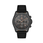 Bigotti Quotidiano Black Genuine Leather Watch for Men BG.1.10690-5
