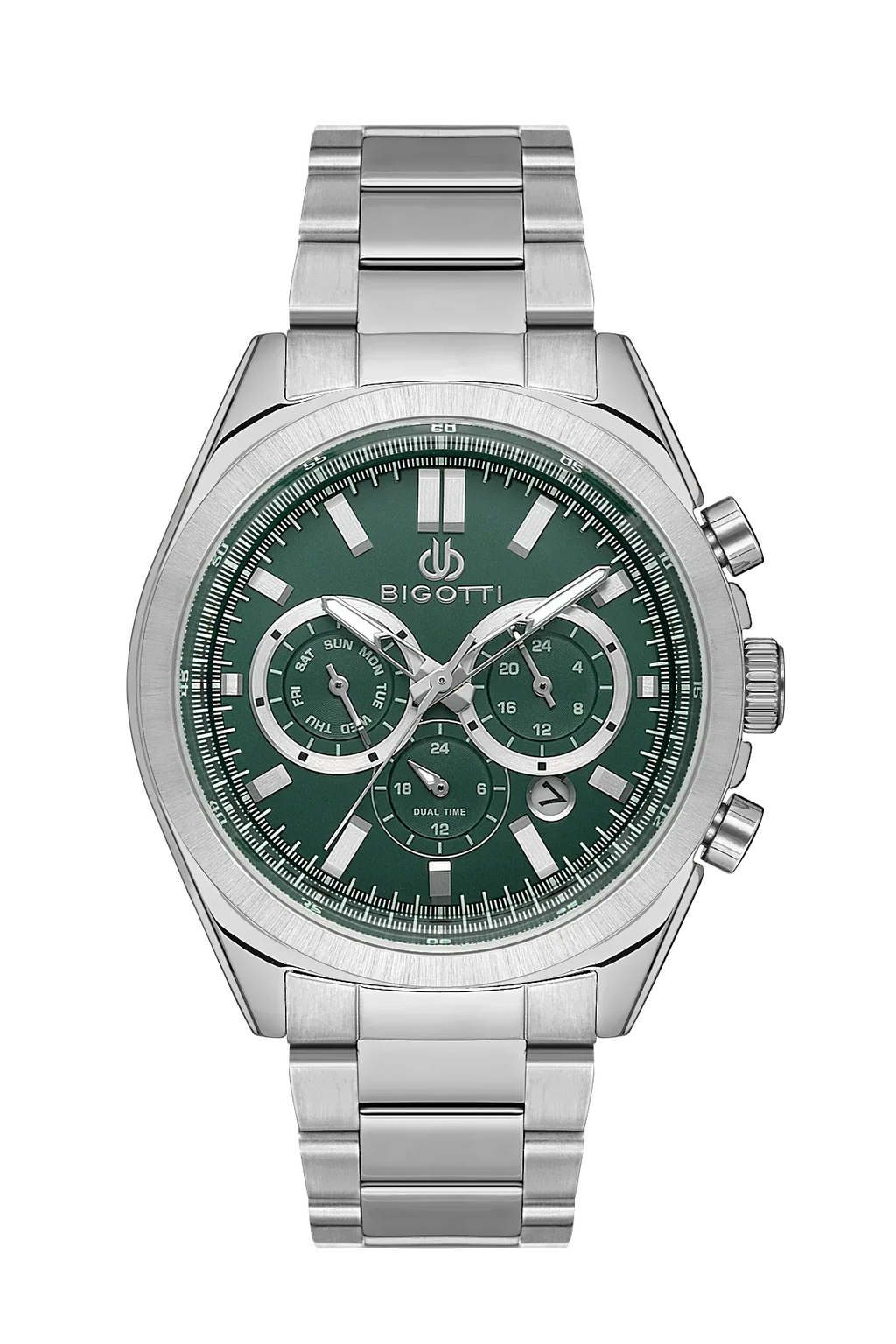 Bigotti Quotidiano Silver Stainless Steel Watch for Men BG.1.10512-4 - Daniel Klein Saudi Arabia