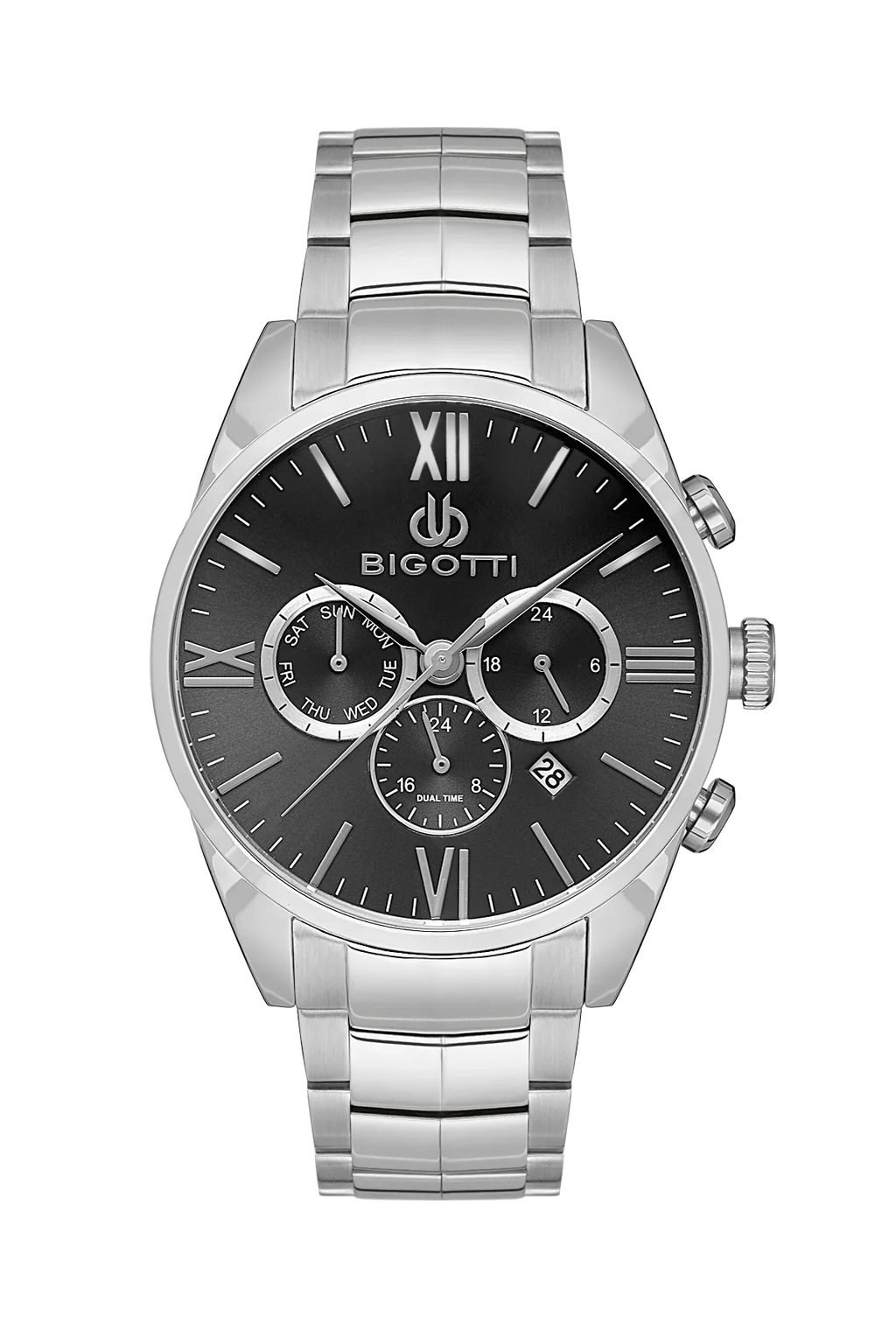 Bigotti Raffinato Silver Stainless Steel Watch for Men BG.1.10530-2 - Daniel Klein Saudi Arabia