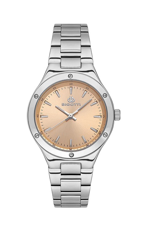 Bigotti Quotidiano Silver Stainless Steel Watch for Women BG.1.10533-1 - Daniel Klein Saudi Arabia