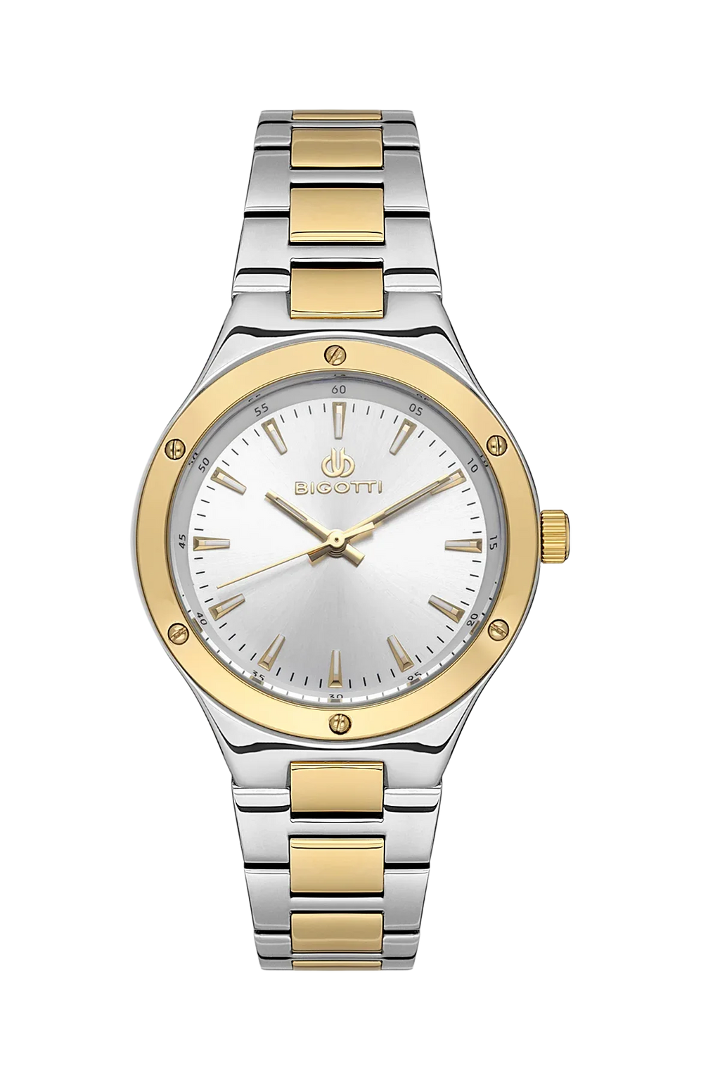 Bigotti Quotidiano Silver and Gold Stainless Steel Watch for Women BG.1.10533-3 - Daniel Klein Saudi Arabia