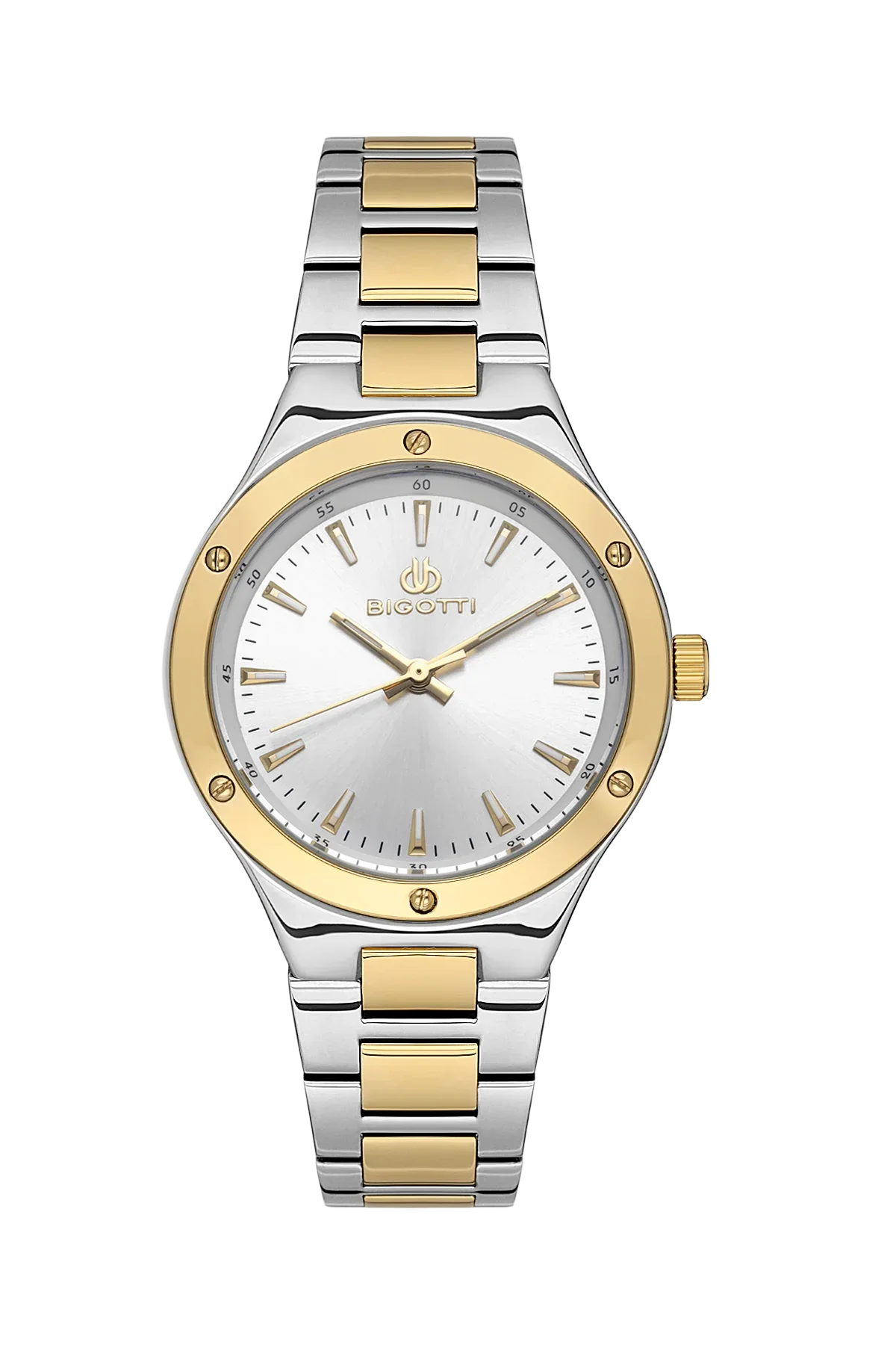 Bigotti Quotidiano Silver and Gold Stainless Steel Watch for Women BG.1.10533-3 - Daniel Klein Saudi Arabia