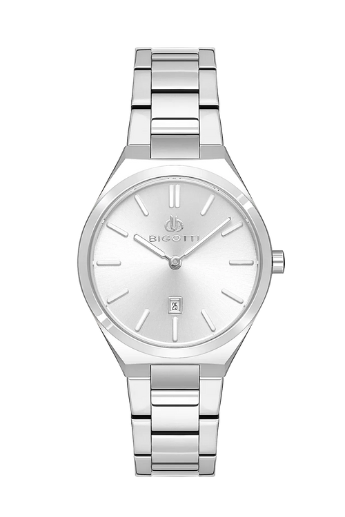 Bigotti Quotidiano Silver Stainless Steel Watch for Women BG.1.10537-1 - Daniel Klein Saudi Arabia
