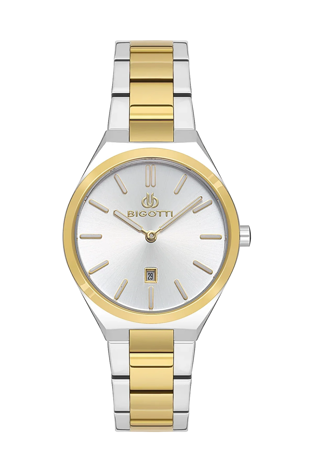 Bigotti Quotidiano Silver and Gold Stainless Steel Watch for Women BG.1.10537-3 - Daniel Klein Saudi Arabia