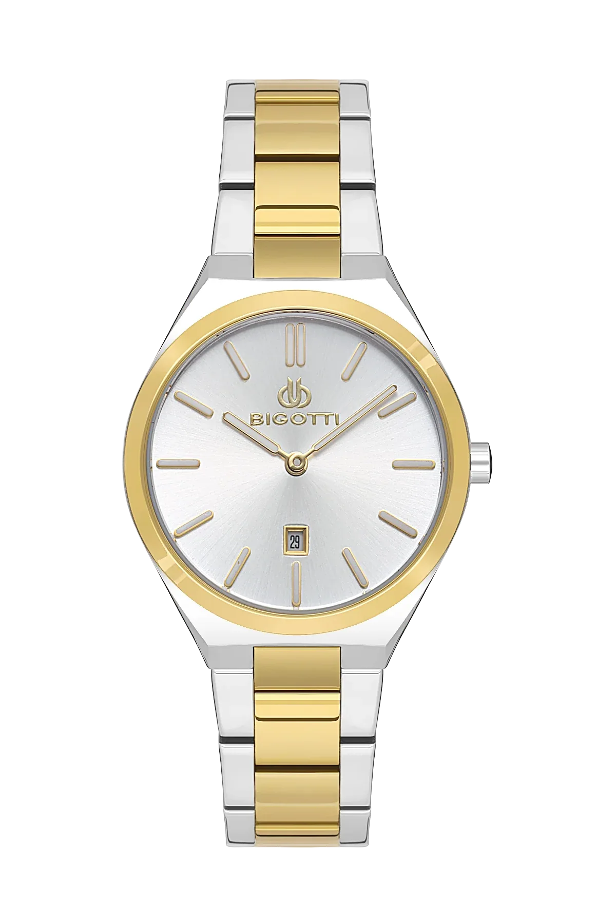Bigotti Quotidiano Silver and Gold Stainless Steel Watch for Women BG.1.10537-3 - Daniel Klein Saudi Arabia