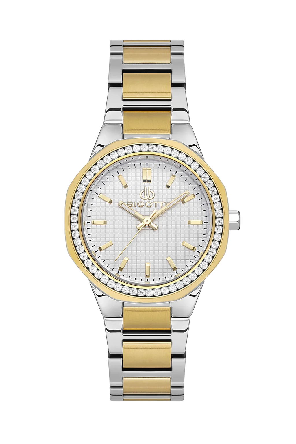 Bigotti Raffinato Silver and Gold Stainless Steel Watch for Women BG.1.10539-3 - Daniel Klein Saudi Arabia