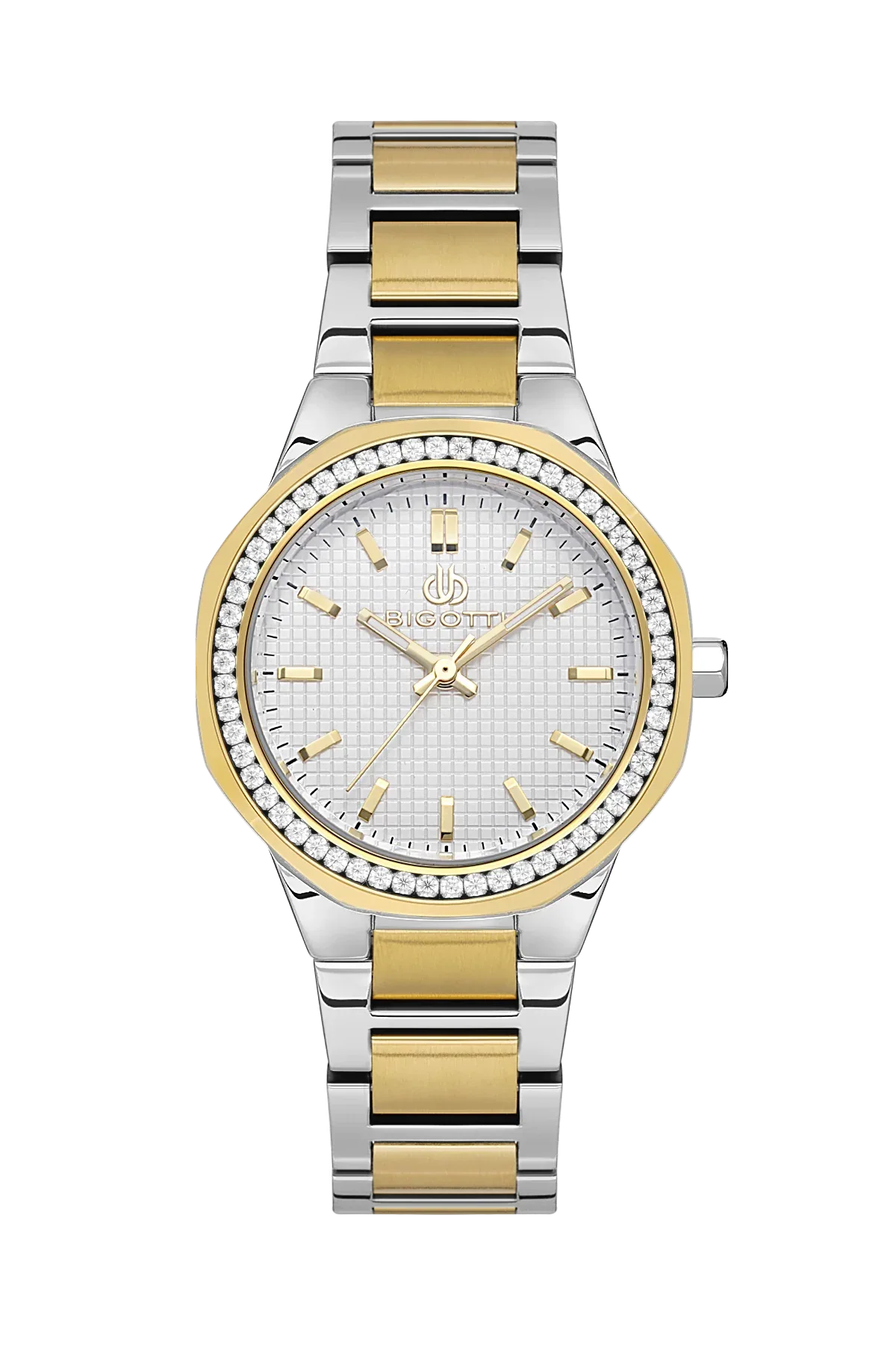 Bigotti Raffinato Silver and Gold Stainless Steel Watch for Women BG.1.10539-3 - Daniel Klein Saudi Arabia
