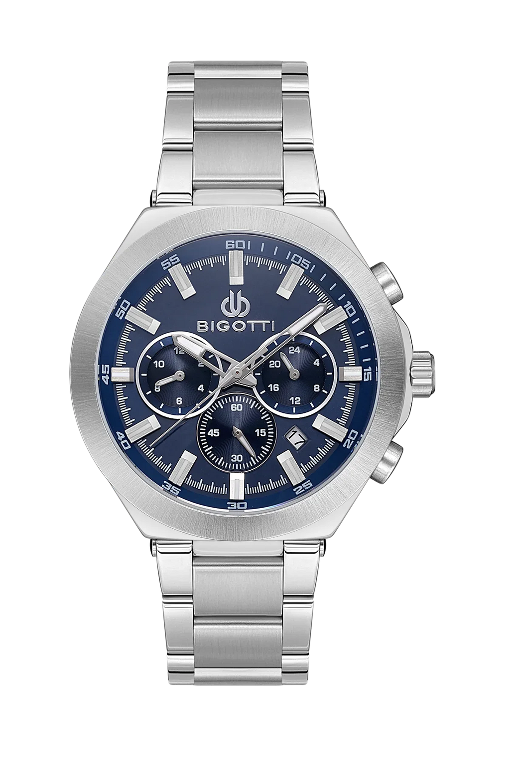 Bigotti Raffinato Silver Stainless Steel Watch for Men BG.1.10546-3 - Daniel Klein Saudi Arabia