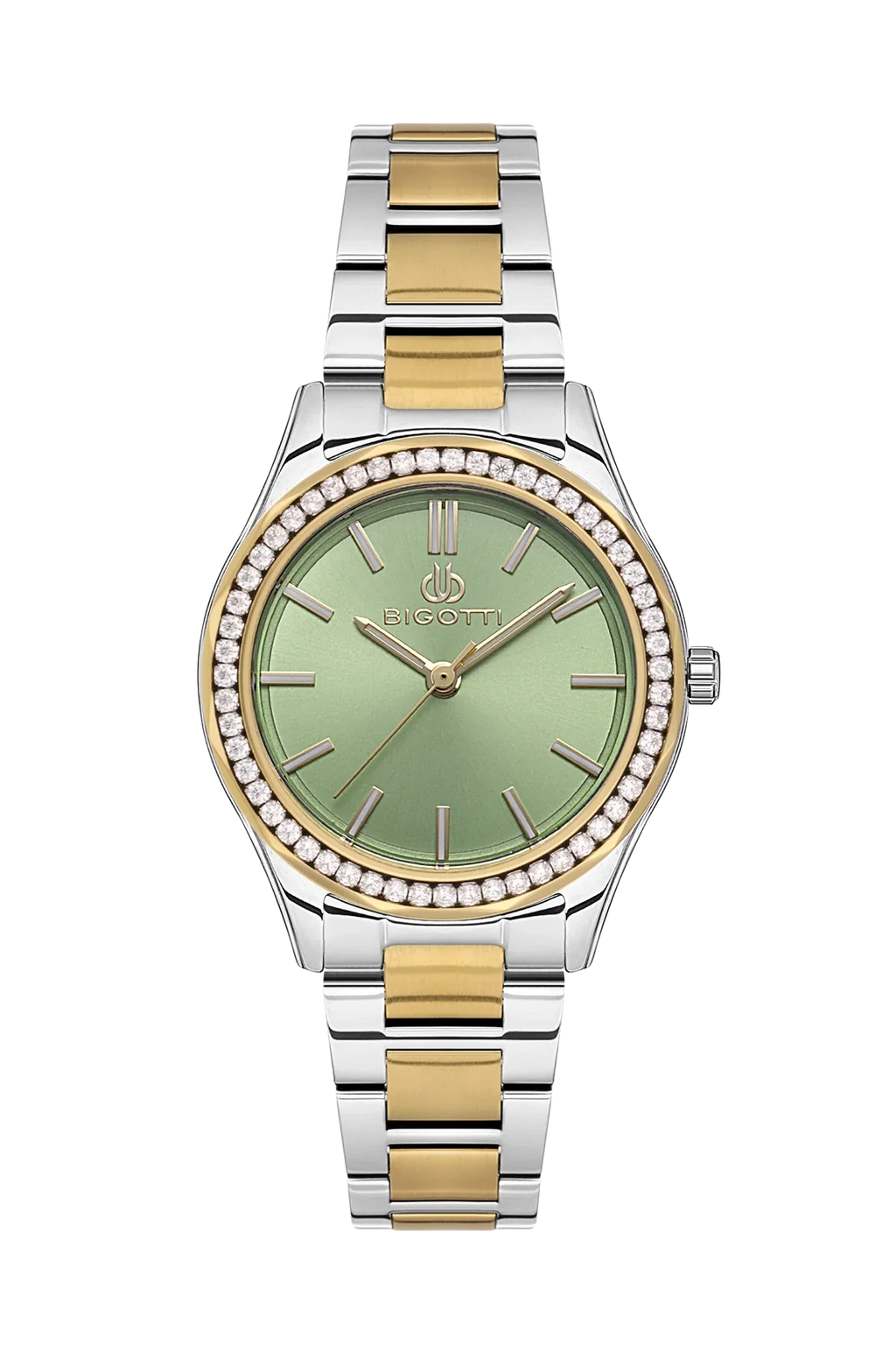 Bigotti Raffinato Silver and Gold Stainless Steel Watch for Women BG.1.10550-4 - Daniel Klein Saudi Arabia