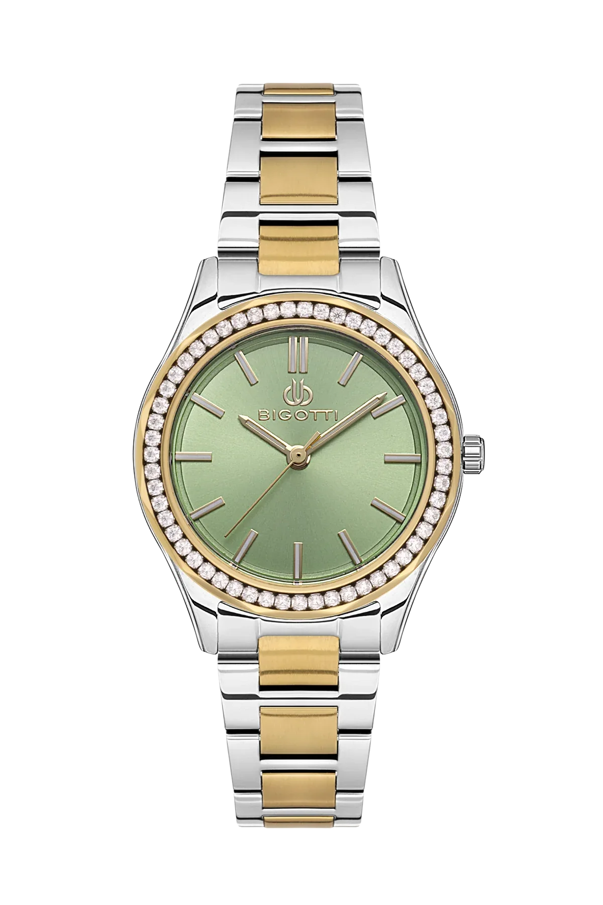 Bigotti Raffinato Silver and Gold Stainless Steel Watch for Women BG.1.10550-4 - Daniel Klein Saudi Arabia