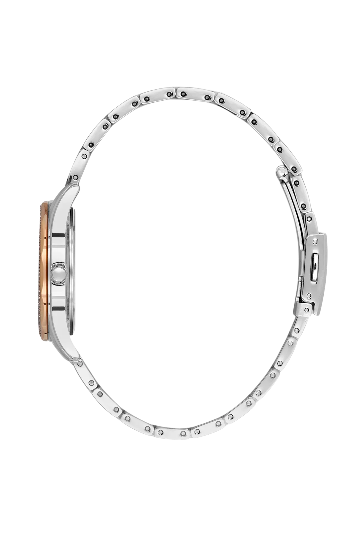 Bigotti Raffinato Silver and Rose Gold Stainless Steel Watch for Women BG.1.10550-5 - Daniel Klein Saudi Arabia