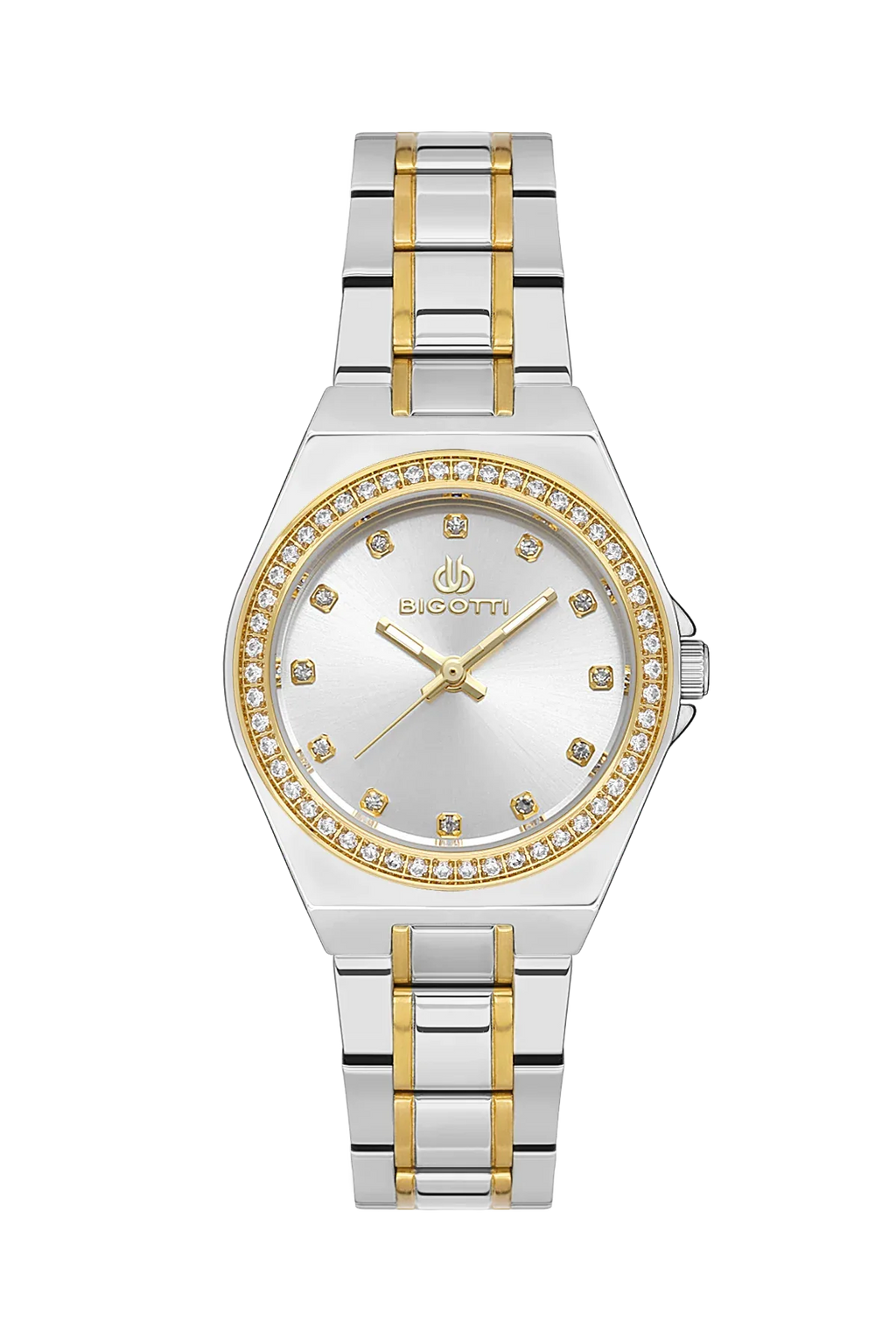 Bigotti Quotidiano Silver and Gold Stainless Steel Watch for Women BG.1.10551-3 - Daniel Klein Saudi Arabia