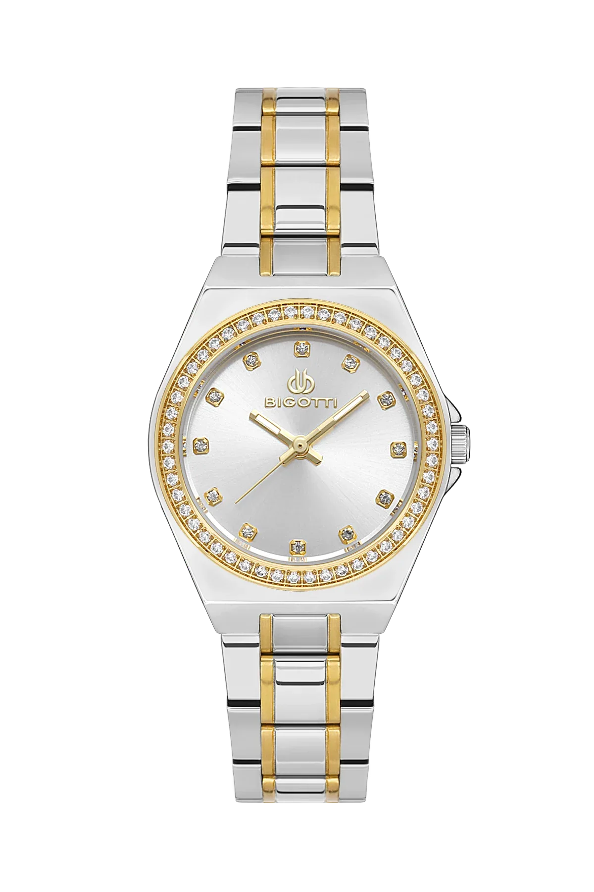 Bigotti Quotidiano Silver and Gold Stainless Steel Watch for Women BG.1.10551-3 - Daniel Klein Saudi Arabia