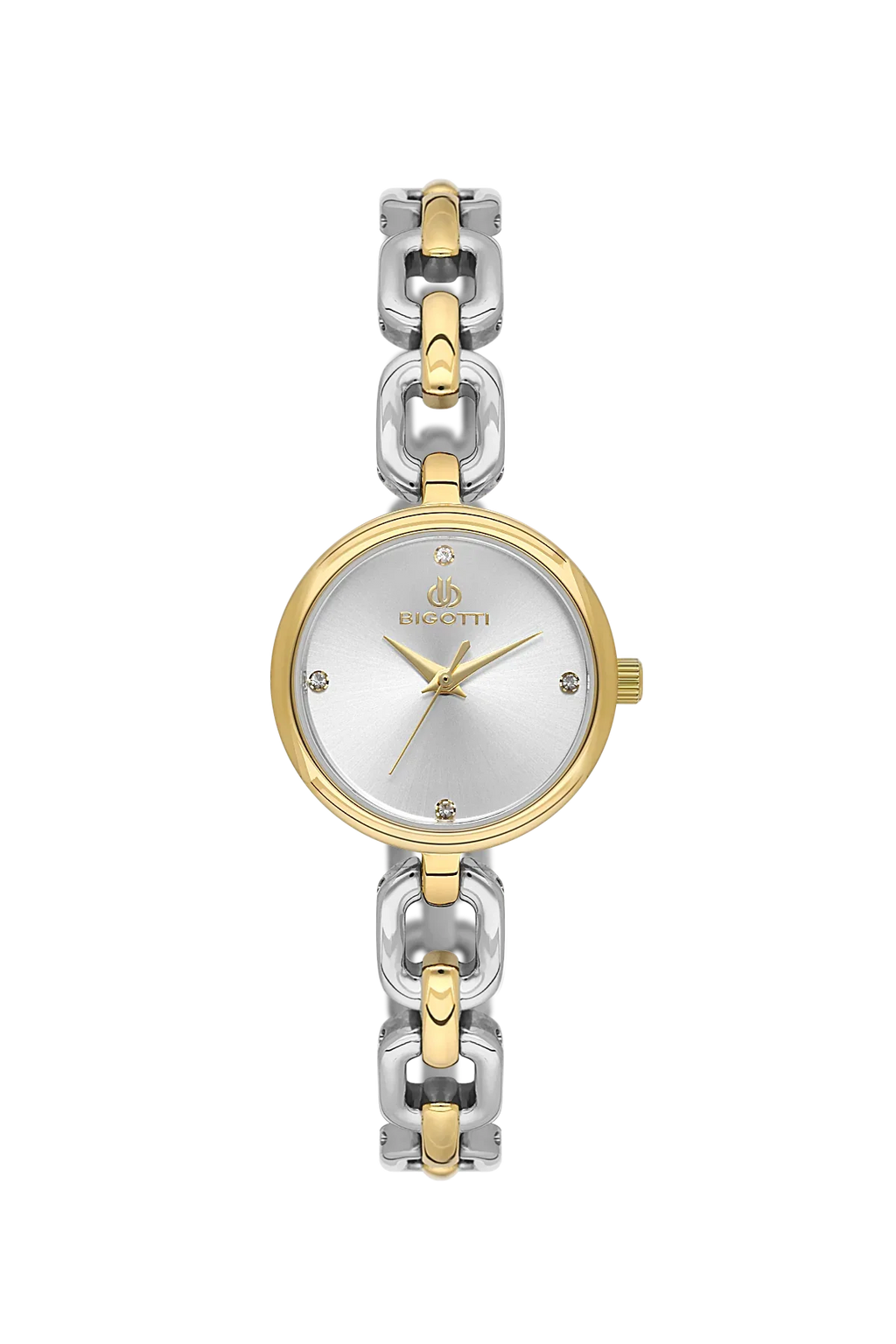 Bigotti Raffinato Silver and Gold Stainless Steel Watch for Women BG.1.10654-1 - Daniel Klein Saudi Arabia