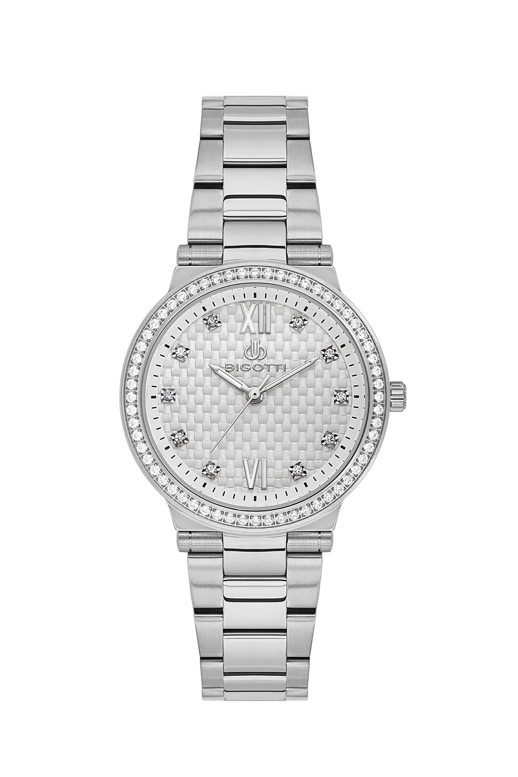 Bigotti Raffinato Silver Stainless Steel Watch for Women BG.1.10655-1 - Daniel Klein Saudi Arabia