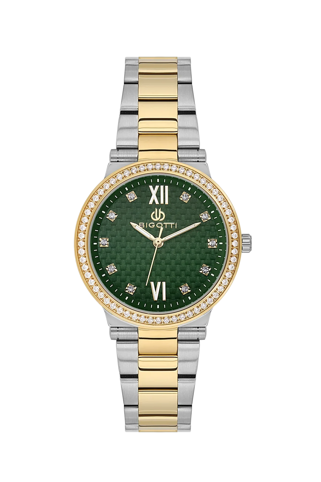 Bigotti Raffinato Silver and Gold Stainless Steel Watch for Women BG.1.10655-5 - Daniel Klein Saudi Arabia