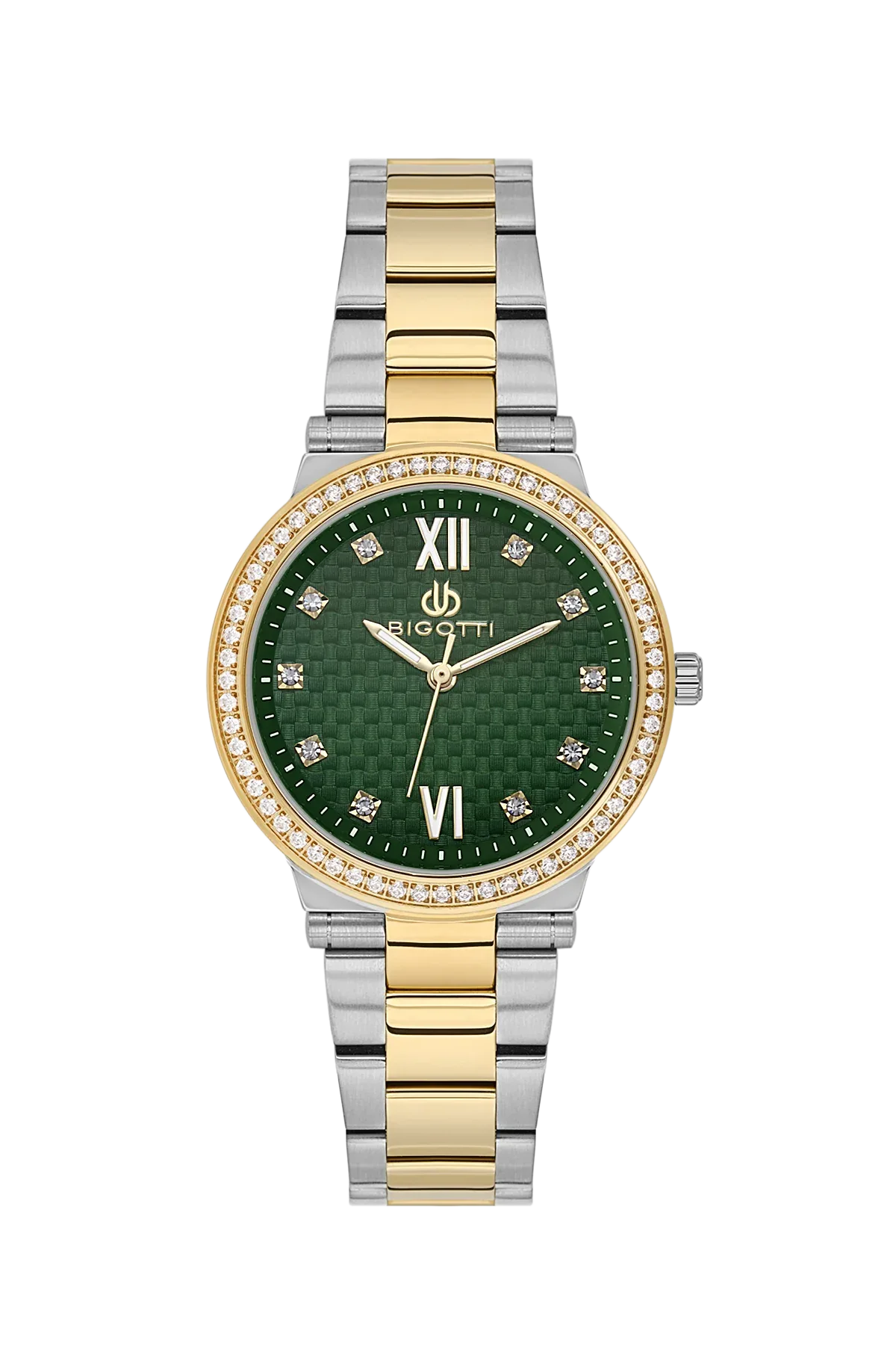 Bigotti Raffinato Silver and Gold Stainless Steel Watch for Women BG.1.10655-5 - Daniel Klein Saudi Arabia